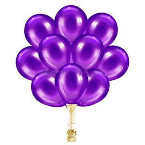 Облако шаров Фиолетовый металлик