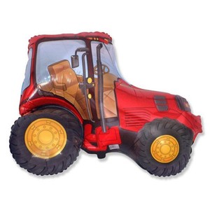 Фольгированный шар Трактор красный 94 см