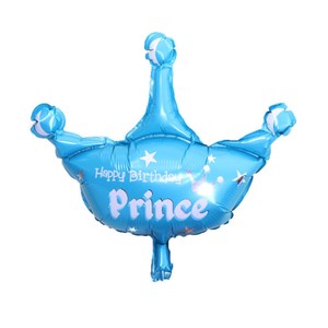 Фольгированный шар Happy Birthday prince 94 см