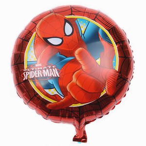 Фольгированный шар круг Spider-Man 43 см