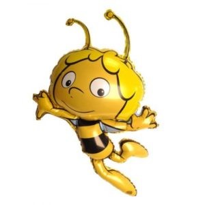 Фольгированный шар фигура Милая пчелка желтый 122 см
