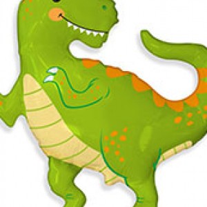 Фольгированный шар Динозавр зеленый 84 см