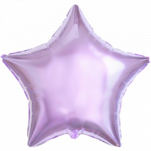 Фольгированный шар звезда Сиреневая 46 см