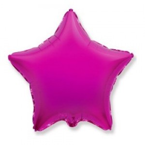 Фольгированный шар звезда Пурпурная 46 см
